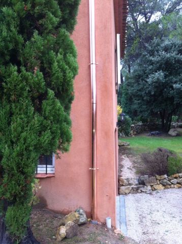 Descentes en cuivre 100mm